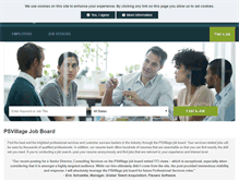 Tablet Screenshot of jobs.psvillage.com